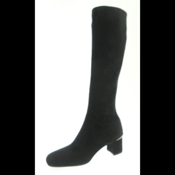 Prada Black Suede tall boots Black EU 40.5 US 10.5 - Picture 1 of 11
